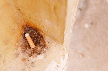 can you dry wet cigarettes Home remedies help remove nicotine smoke stains from walls