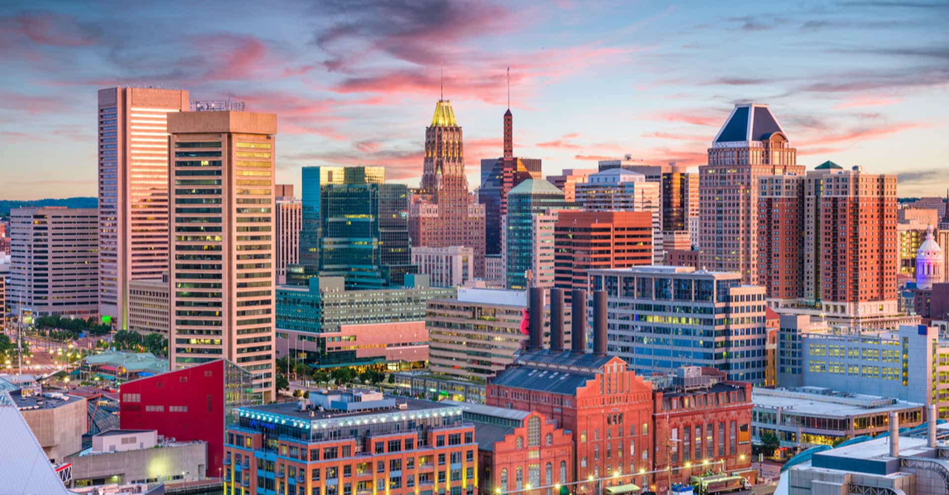 Skyline of Baltimore