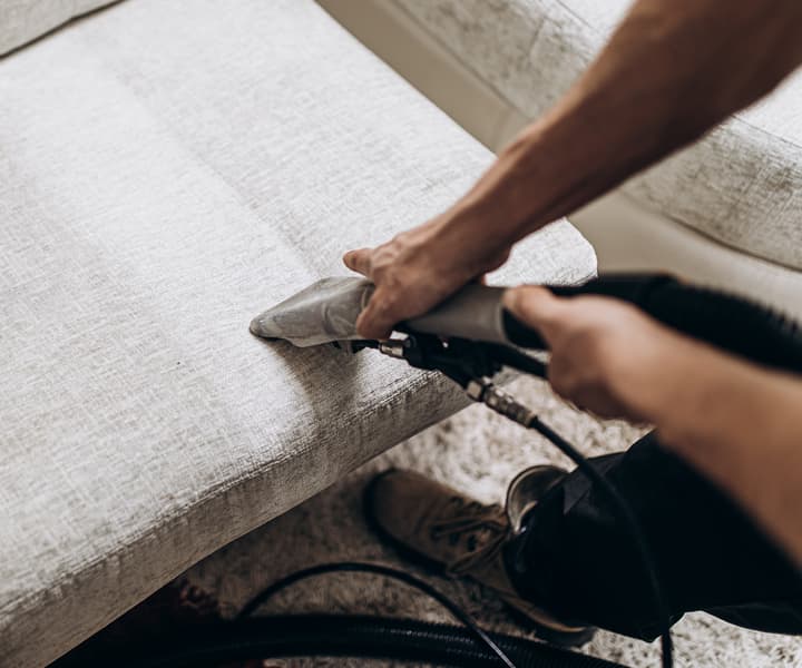 carpet cleaners doing upholstery cleaning and carpet cleaning