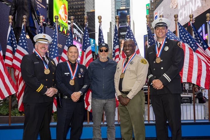 SERVPRO Proudly Presents National First Responders Day Roll Call of Heroes Ceremony in Times Square
